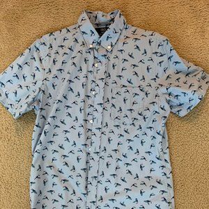 Men's 1901 Medium Blue Pelican Button Up!